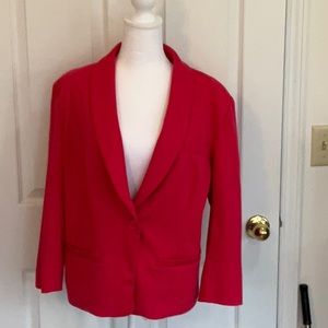 Mossimo Hot Pink Blazer with Rueshing on each sleeve